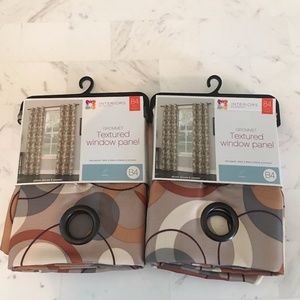 New! Grommet Textured Window Panel 84inch